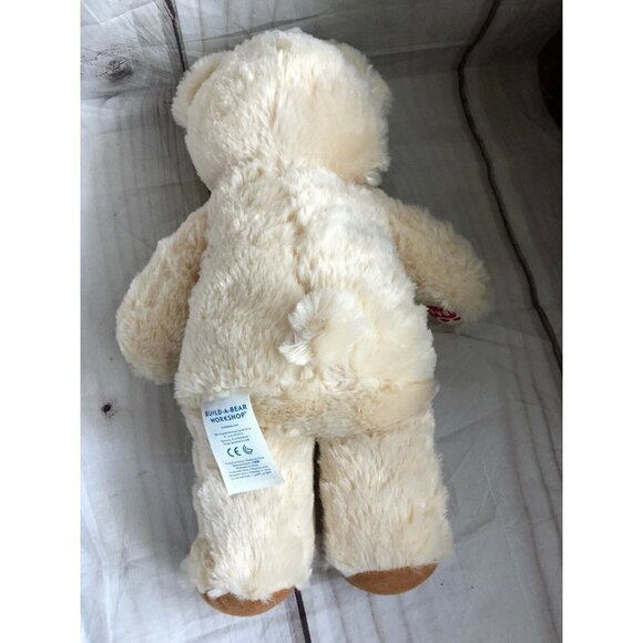 Build a Bear Workshop Lil Pudding Cub 15" Cream Beige Plush Bear Stuffed Animal - Picture 3 of 9